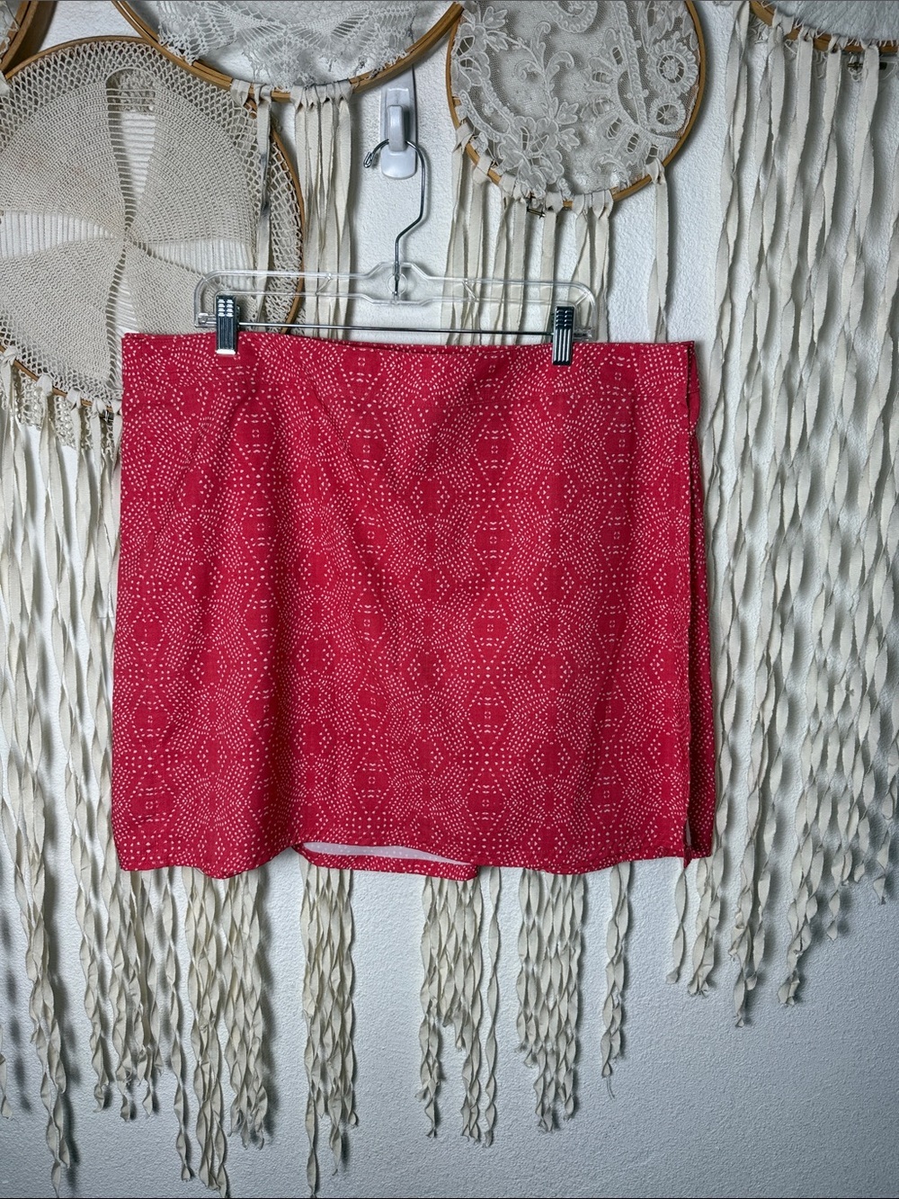 RipSkirt Hawaii Bright Coral Pink Wrap Skirt with Interior Pocket XXL